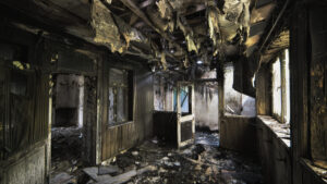 Fire and water damage remediation